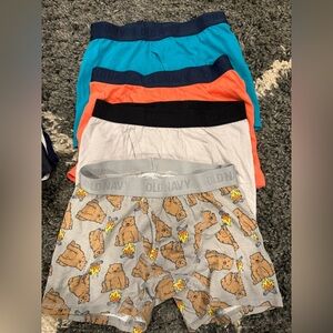 Boys boxer briefs size large EUC set of 4